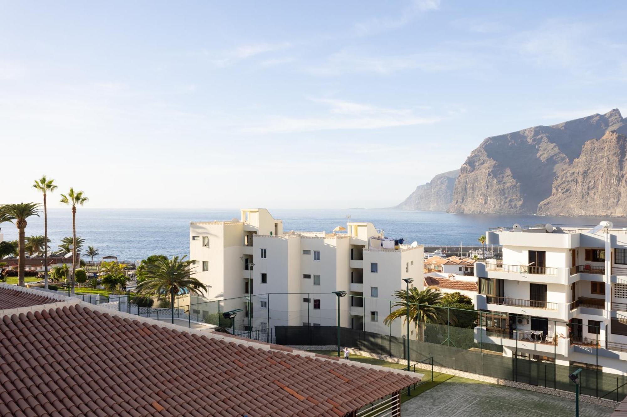 Okstay Los Gigantes With Ac, Terraces And Sea Views Santiago del Teide Exteriör bild