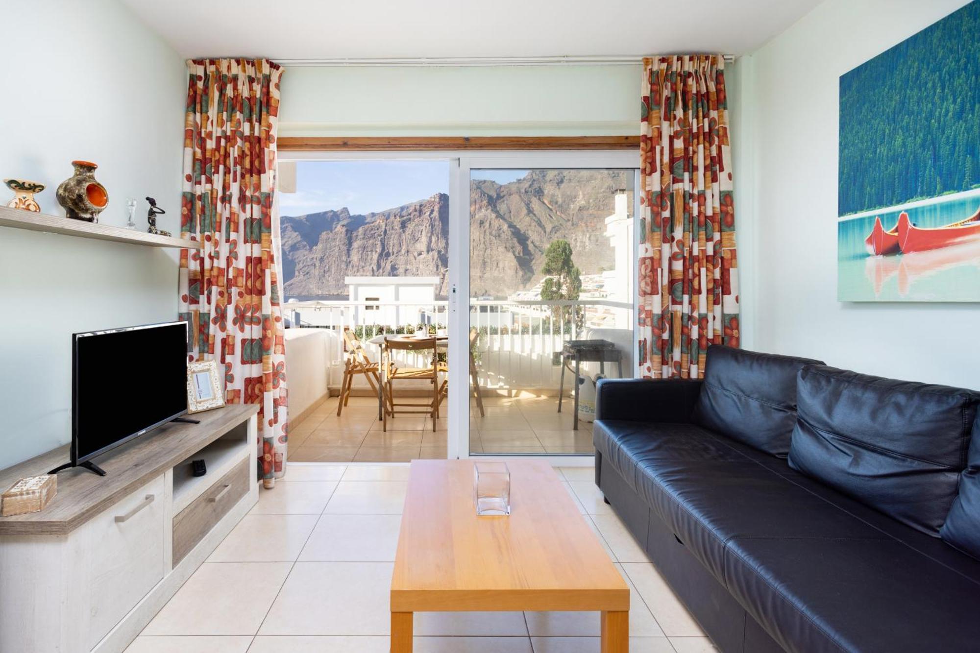 Okstay Los Gigantes With Ac, Terraces And Sea Views Santiago del Teide Exteriör bild